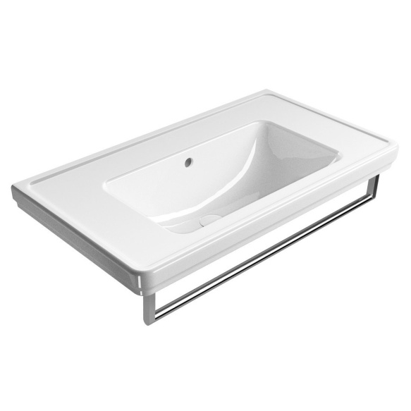 valamu CLASSIC 90x50cm,  ilma segistiavata,  valge ExtraGlaze