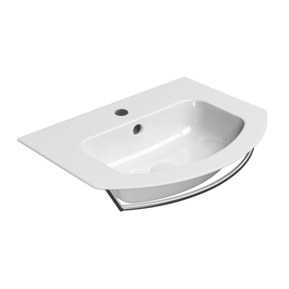 valamu PURA SLIM 62x48cm,  valge Extraglaze