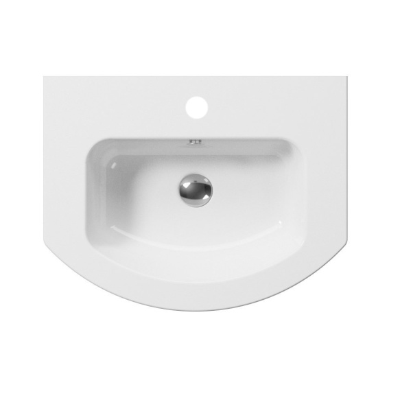 valamu PURA SLIM 62x48cm,  valge Extraglaze