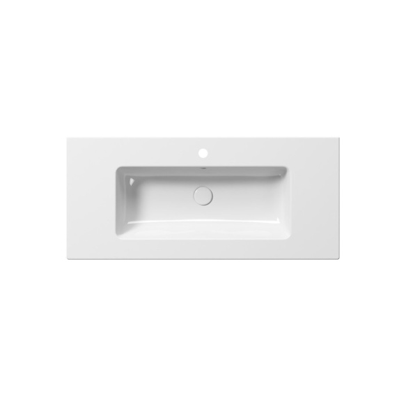 valamu PURA SLIM 102x46cm,  valge ExtraGlaze