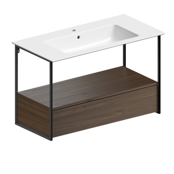 valamu PURA SLIM 102x46cm,  valge ExtraGlaze
