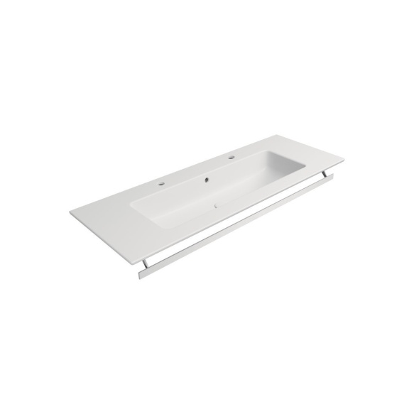 valamu PURA SLIM 122x46cm,  valge matt