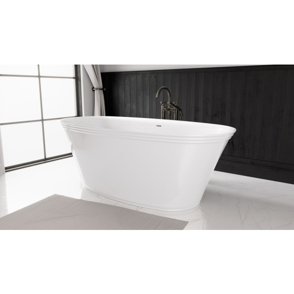 kivimassist vann Florina 170x80x61 cm, valge