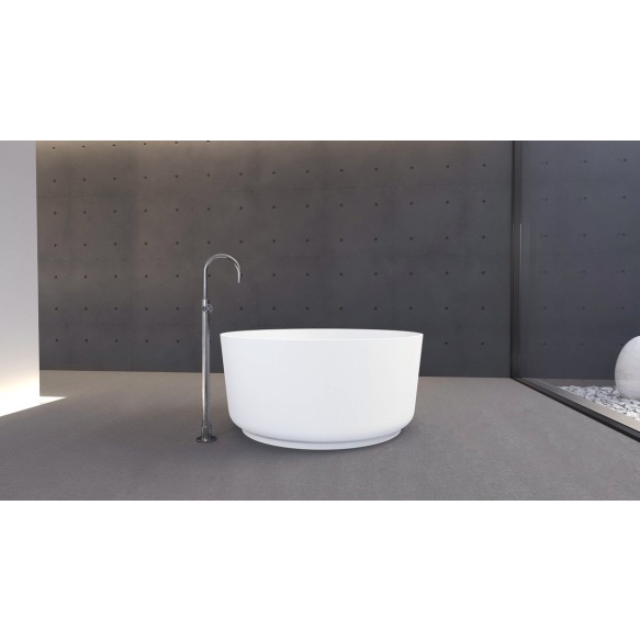 kivimassist vann Estatis ø110x51 cm, matt valge