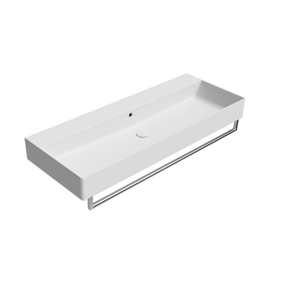 valamu KUBE X 120x47cm,  ilma segistiavata,  valge matt