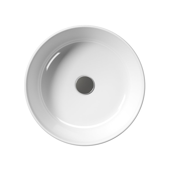 valamu tööpinnale KUBE X diam 45 cm, valge ExtraGlaze