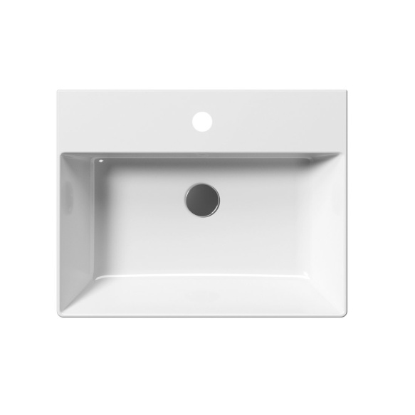 keraamiline valamu KUBE X 60x47 cm, valge ExtraGlaze