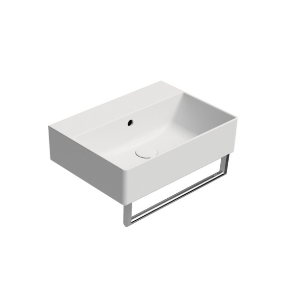 valamu KUBE X 50x37cm,  ilma segistiavata,  valge matt