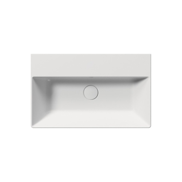 valamu KUBE X 60x37cm,  ilma segistiavata,  valge matt