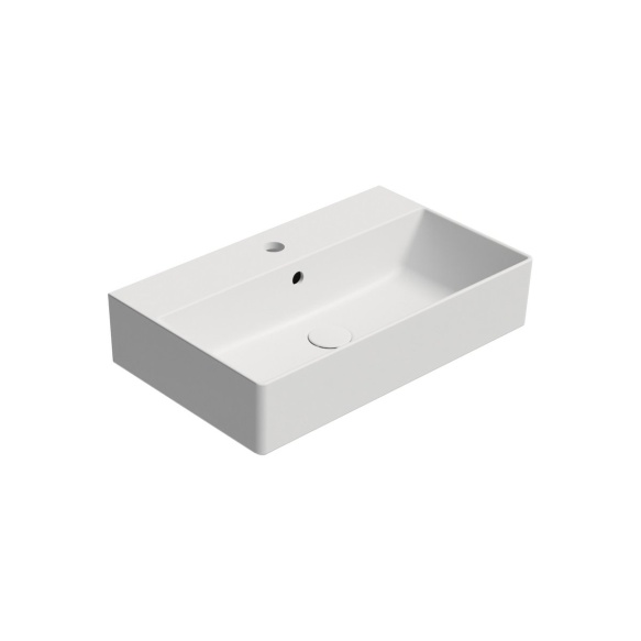valamu KUBE X 60x37cm,  valge matt