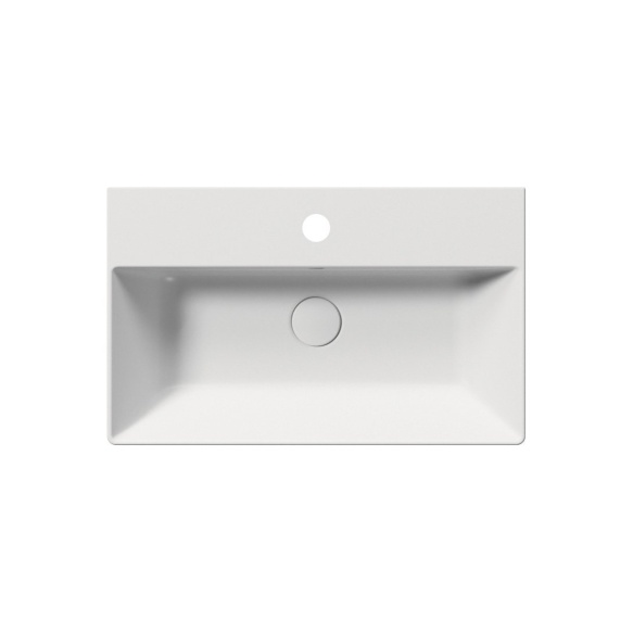valamu KUBE X 60x37cm,  valge matt