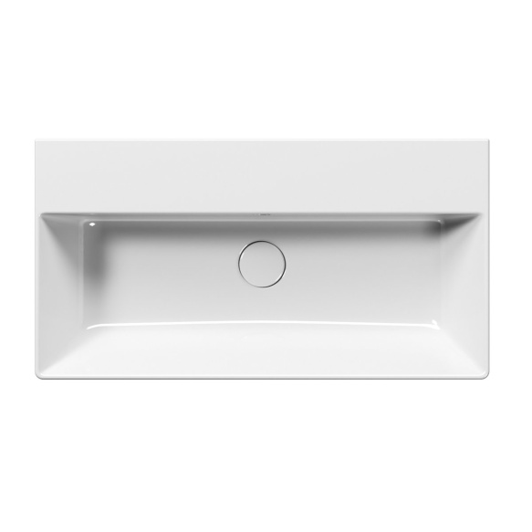 valamu KUBE X 70x37cm,  ilma segistiavata,  valge ExtraGlaze