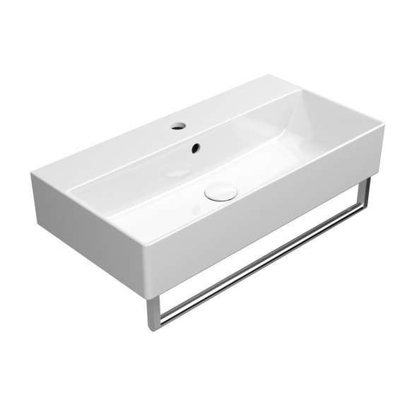 valamu KUBE X 70x37cm,  tasaseks lihvitud põhi,  valge ExtraGlaze