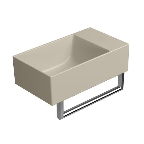 valamu KUBE X 40x23cm,  ilma segistiavata,  L/R,  creta matt