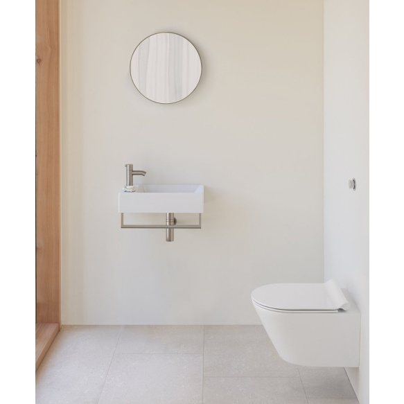 valamu KUBE X 50x25 cm parem/vasak, valge ExtraGlaze
