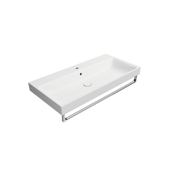NUBES ceramic washbasin 100x50cm, white matt