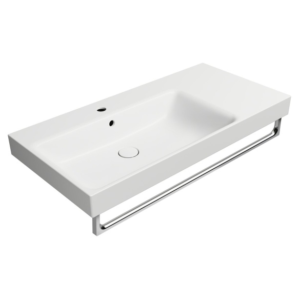 valamu NUBES 100x50cm,  R,  valge matt