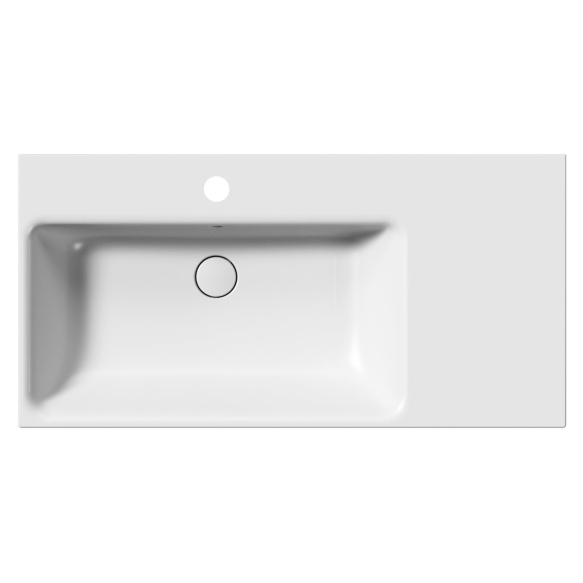 valamu NUBES 100x50cm,  R,  valge matt