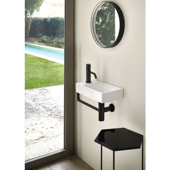 valamu Nubes 40x23 cm, segistiavaga, valge ExtraGlaze