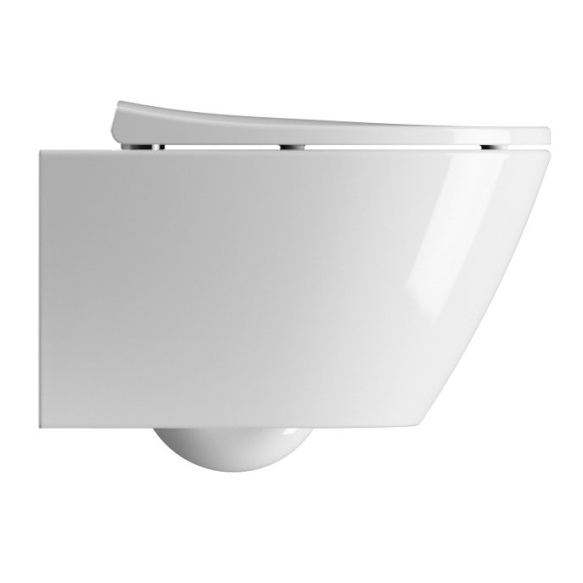 seina wc Modo Swirlflush, 37x52 cm, valge ExtraGlaze