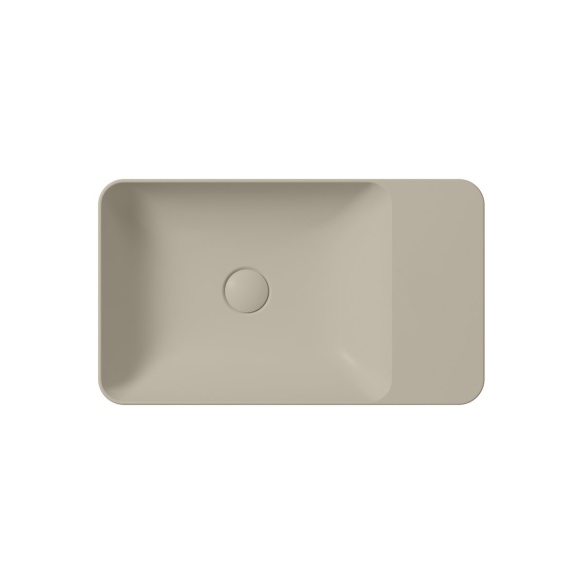 MODO countertop ceramic washbasin 60x35cm, without tap hole, creta matt