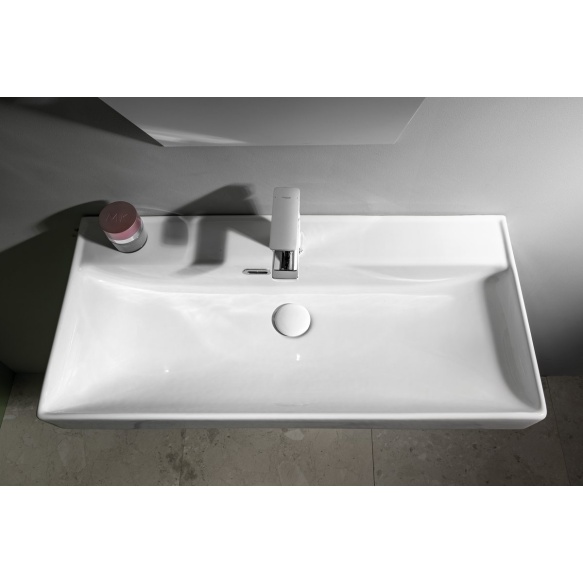 valamu 80x38cm,  PARLA valge