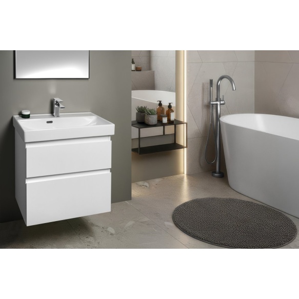 valamu 80x38cm,  PARLA valge