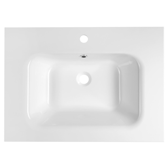 kivimassist valamu ARECA 71x51, 5cm,  valge