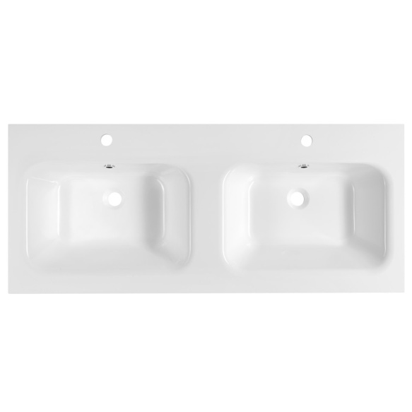 kivimassist valamu,  ARECA 121x51, 5cm,  valge