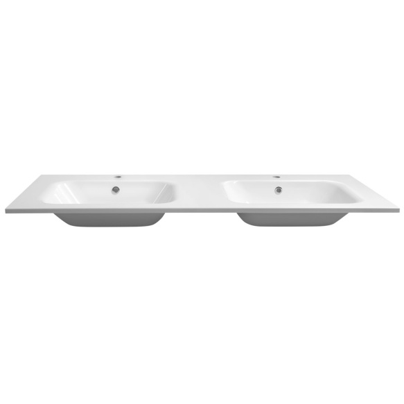 valamu ARECA Double, 141x51.5 cm, valge