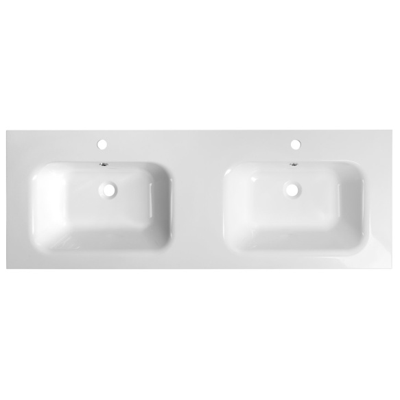 valamu ARECA Double, 141x51.5 cm, valge