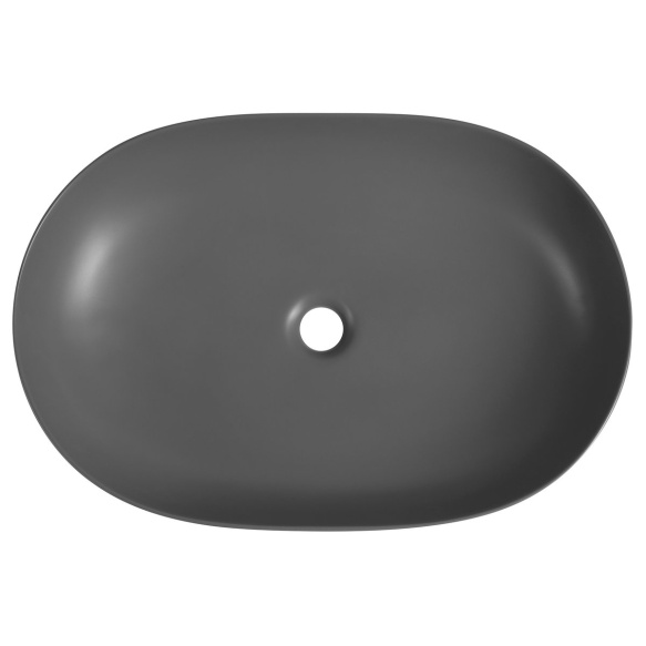 ARDEA countertop ceramic washbasin, 60,5x41,5cm, carina