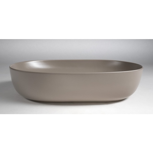 ARDEA countertop ceramic washbasin, 60,5x41,5cm, agila