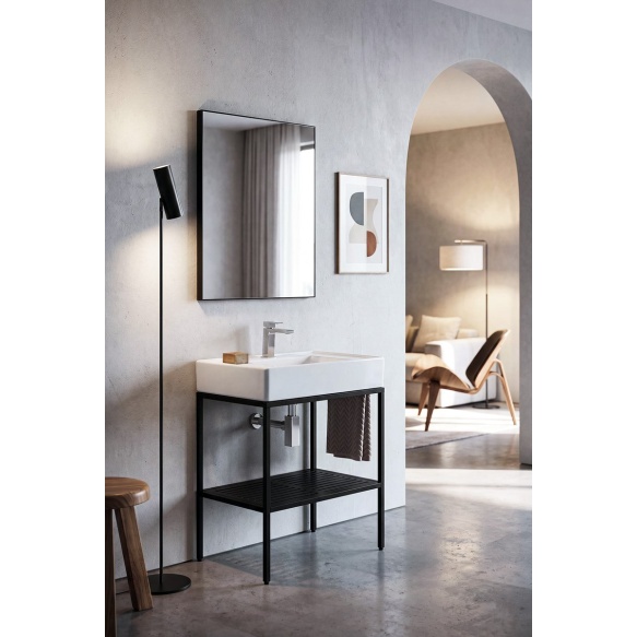 ARYA pedestal under the washbasin 680x850x450mm, black