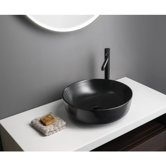 valamu töötasapinnale RONDEA dia. 41cm,  must matt