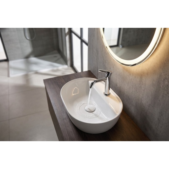 VIONA ceramic countertop washbasin, 50x38cm, white