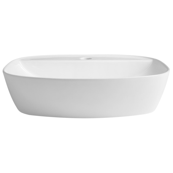VIONA ceramic countertop washbasin, 50x38cm, white
