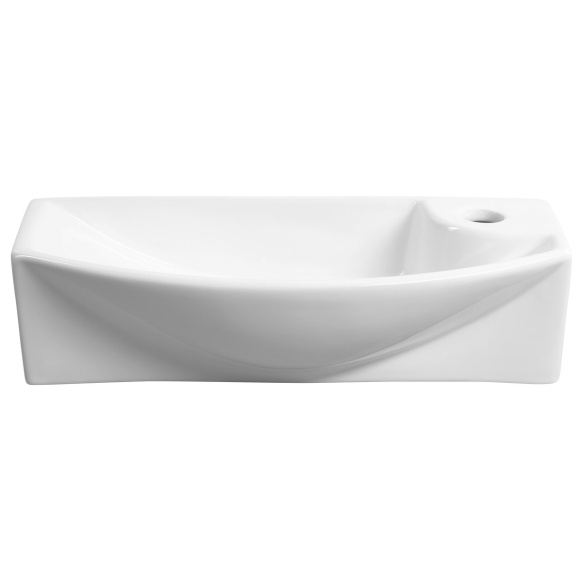 valamu CARLON 45x23cm,  segistiava paremal,  valge