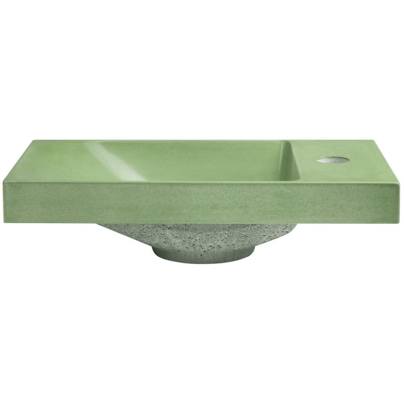 betoonist valamu AGOS 40x22cm,  L/R,  green poolläikiv