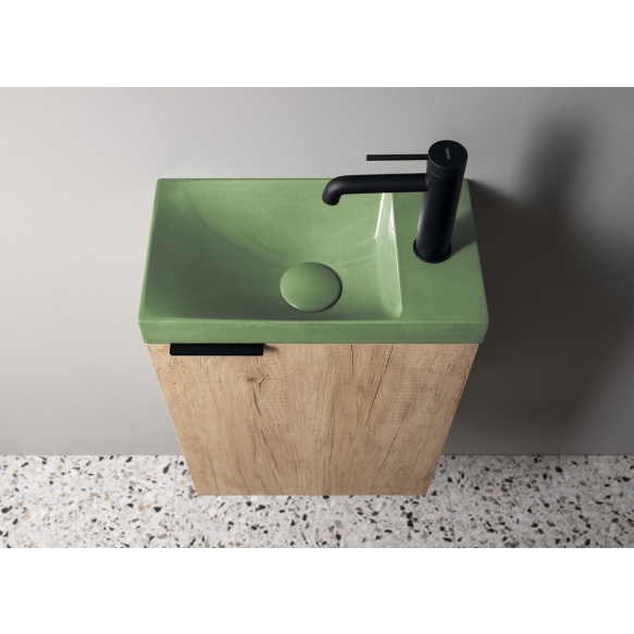 betoonist valamu AGOS 40x22cm,  L/R,  green poolläikiv