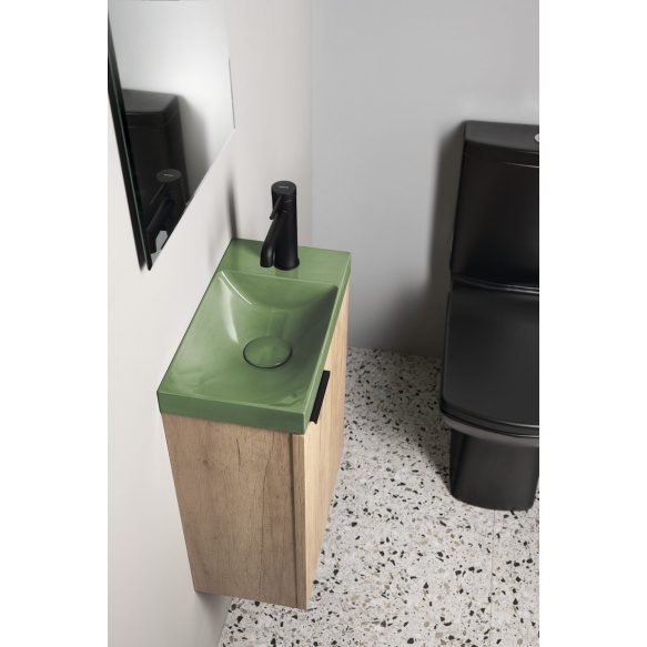 betoonist valamu AGOS 40x22cm,  L/R,  green poolläikiv