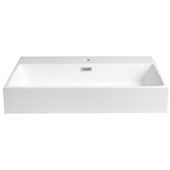 kivivmassist valamu AQUATIC 70x46 cm, valge