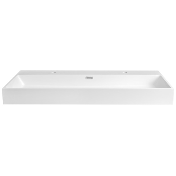 kivivmassist valamu AQUATIC 120x46 cm, valge