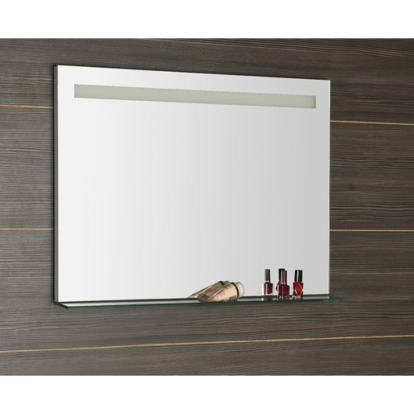 LED peegel Breto riiuliga 80x60.8 cm