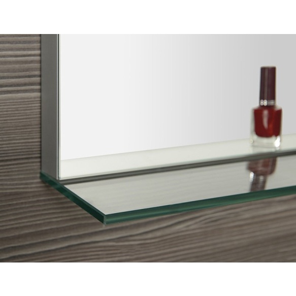 LED peegel Breto riiuliga 100x60.8 cm