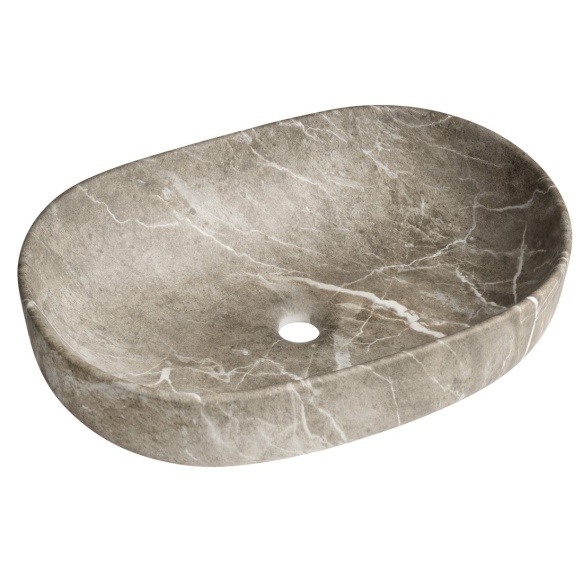 valamu tööpinnale Caleo 60x42 cm, breccia marmor