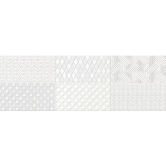 CAMALEONTE Decor Mix Blanco 20x60, müük ainult paki kaupa (1 pakk = 1,44 m2)