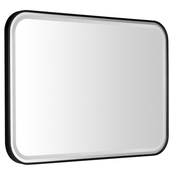 LED peegel Cetis 100x70 cm, matt must