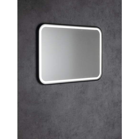 LED peegel Cetis 100x70 cm, matt must