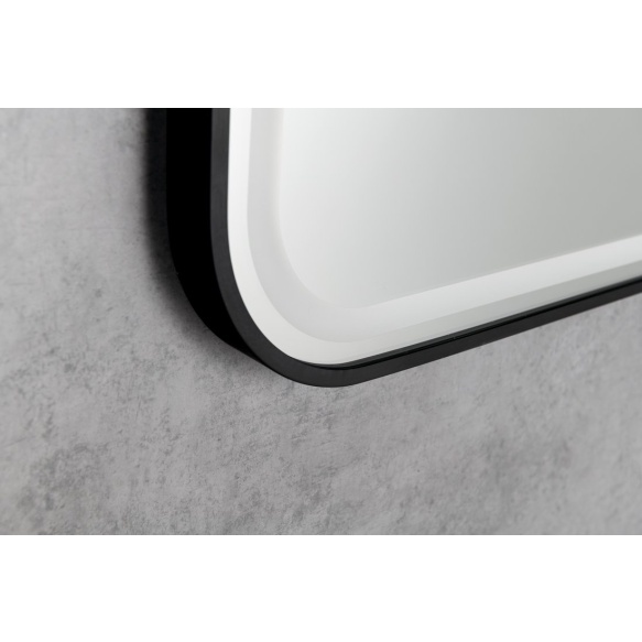 LED peegel Cetis 100x70 cm, matt must